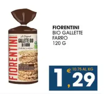 SeBón Supermercati Fiorentini bio gallette farro offerta