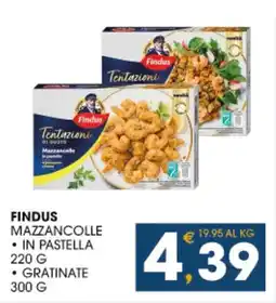 SeBón Supermercati Findus mazzancolle in pastella gratinate offerta