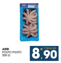 SeBón Supermercati Arbi polpo pulito offerta