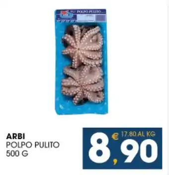 SeBón Supermercati Arbi polpo pulito offerta