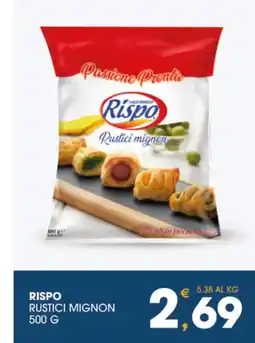 SeBón Supermercati Rispo rustici mignon offerta