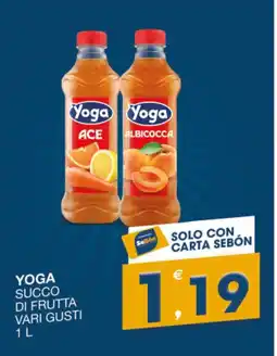 SeBón Supermercati Yoga succo di frutta vari gusti offerta