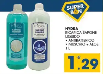 SeBón Supermercati Hydra ricarica sapone liquido offerta