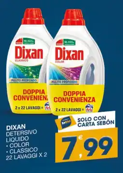 SeBón Supermercati Dixan detersivo liquido offerta