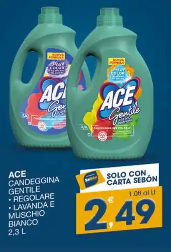 SeBón Supermercati Ace candeggina gentile offerta