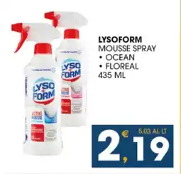 SeBón Supermercati Lysoform mousse spray offerta