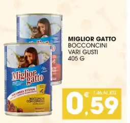 SeBón Supermercati Miglior gatto bocconcini vari gusti offerta