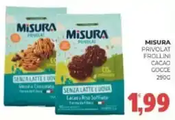 Eté Misura privolat frollini cacao gocce offerta