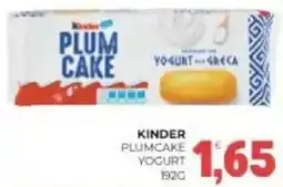 Eté Kinder plumcake yogurt offerta