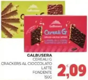 Eté Galbusera cereali g crackers al cioccolato latte fondente offerta