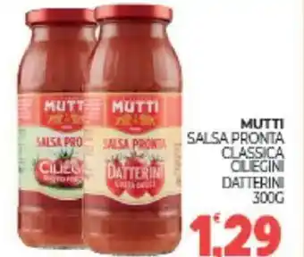 Eté Mutti salsa pronta classica olegini datterini offerta