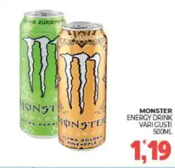 Eté Monster energy drink vari gusti offerta