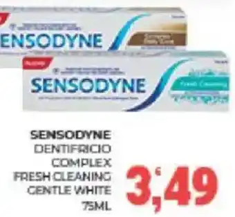 Eté Sensodyne dentifricio complex fresh cleaning centle white offerta