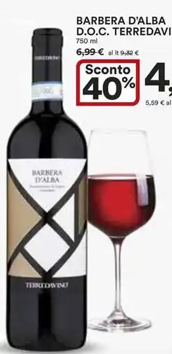 Ipercoop Barbera d'alba d.o.c. terredavino offerta