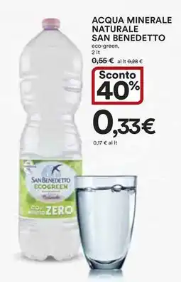 Ipercoop Acqua minerale naturale san benedetto offerta