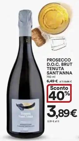 Ipercoop Prosecco d.o.c. brut tenuta sant'anna offerta