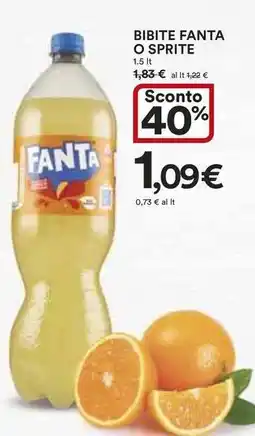 Ipercoop Bibite fanta o sprite offerta