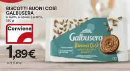 Ipercoop Biscotti buoni così GALBUSERA offerta