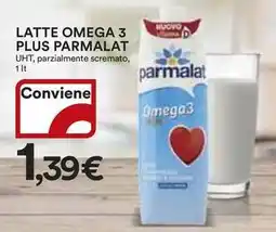 Ipercoop Latte omega 3 plus PARMALAT UHT, parzialmente scremato offerta