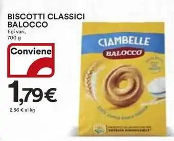 Ipercoop Biscotti classici BALOCCO offerta