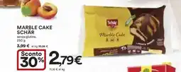 Ipercoop Marble cake SCHÄR senza glutine offerta