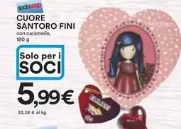 Ipercoop Cuore santoro FINI con caramelle offerta