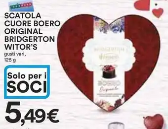 Ipercoop Scatola cuore boero original bridgerton WITOR'S offerta