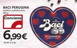 Ipercoop Baci PERUGINA classico, scatola cuore offerta