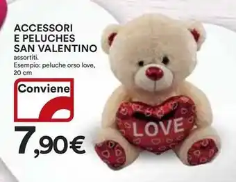 Ipercoop Accessori e peluches san valentino offerta