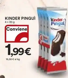 Ipercoop Kinder pinguì offerta