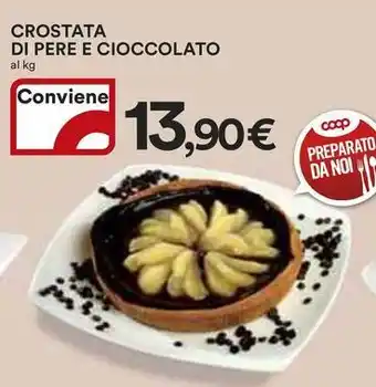 Ipercoop Crostata di pere e cioccolato offerta