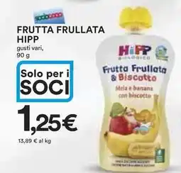 Ipercoop Frutta frullata HIPP offerta