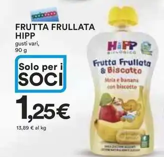 Ipercoop Frutta frullata HIPP offerta