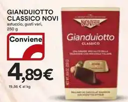 Ipercoop Gianduiotto classico NOVI astuccio offerta