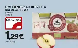 Ipercoop Omogeneizzati di frutta BIO ALCE NERO offerta