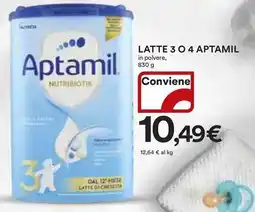 Ipercoop Latte 3 o 4 APTAMIL in polvere offerta