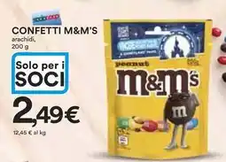 Ipercoop Confetti M&M'S arachidi offerta