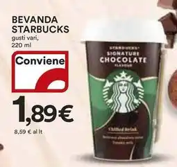 Ipercoop Bevanda STARBUCKS offerta