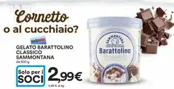 Ipercoop Gelato barattolino classico SAMMONTANA offerta