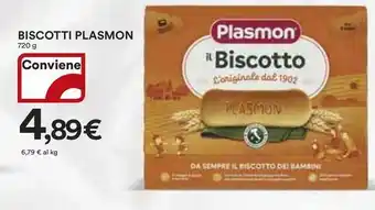 Ipercoop Biscotti PLASMON offerta