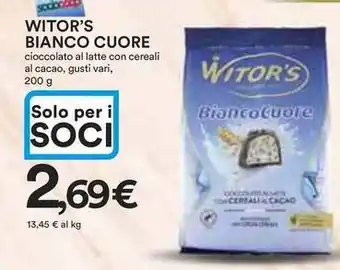 Ipercoop WITOR'S Cereali cacao offerta