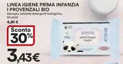 Ipercoop Linea igiene prima infanzia I PROVENZALI BIO offerta