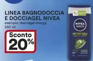 Ipercoop Linea bagnodoccia e docciagel NIVEA offerta