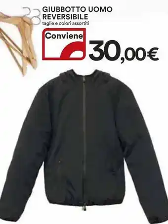 Ipercoop Giubbotto uomo reversibile offerta