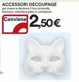 Ipercoop Accessori decoupage offerta