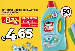 Bennet Detersivo liquido per lavatrice OMINO BIANCO offerta