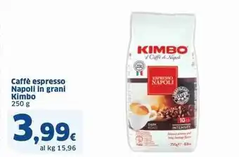 Sigma Caffè espresso napoli in grani KIMBO offerta