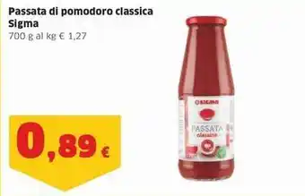 Sigma Passata di pomodoro classica Sigma offerta