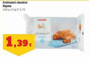 Sigma Croissant classico Sigma offerta