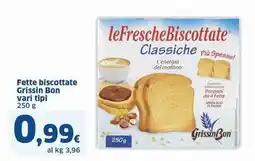 Sigma Fette biscottate GRISSIN BON offerta